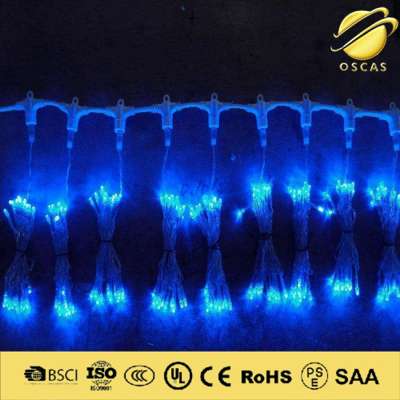 holiday decoration rubber cable led curtain light