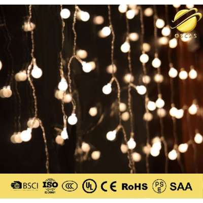 colorful led rubber cable curtain light