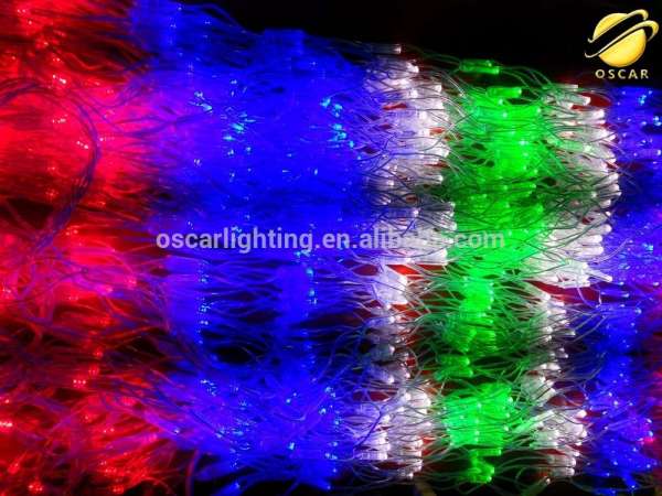 christmas LED net string lights led icicle curtian string outdoor wholesale led twinkle net lights