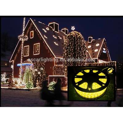 IP65 rope light for christmas for roof tree decorantion